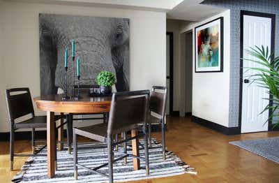  Modern Bachelor Pad Dining Room. Midtown Man Cave by Do Not Let Us Design.