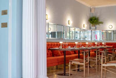  Eclectic Art Deco Restaurant Dining Room. Lee restaurant by Marit Ilison Creative Atelier.