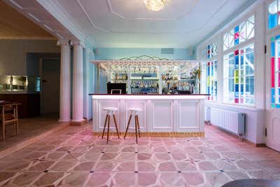  Mid-Century Modern Art Deco Restaurant Bar and Game Room. Lee restaurant by Marit Ilison Creative Atelier.