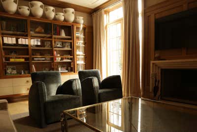 Art Deco Bar and Game Room. Brooklyn residence. Family home by Eli Dweck Designs.