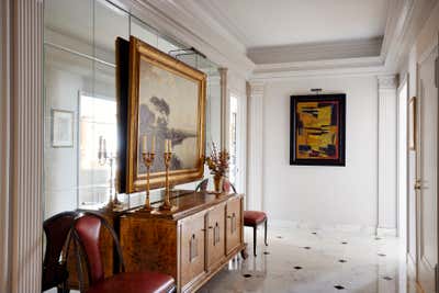 Eclectic Entry and Hall. Central Park West by Robert Couturier, Inc..