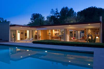  Contemporary Mid-Century Modern Family Home Patio and Deck. Interior Design Fickett House by Hildebrandt Studio.