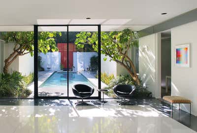  Mid-Century Modern Entry and Hall. Interior Styling Ladd & Kelsey House by Hildebrandt Studio.