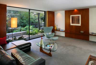  Contemporary Mid-Century Modern Living Room. Interior Styling Ladd & Kelsey House by Hildebrandt Studio.
