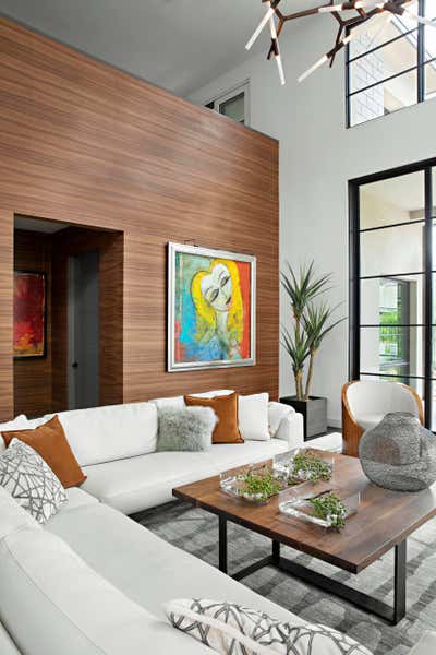 Modern Family Home Living Room. Urban Sophistication by Anita Lang/IMI Design.