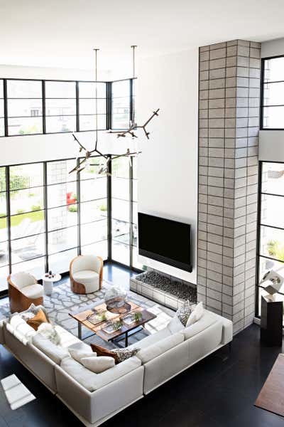 Modern Family Home Living Room. Urban Sophistication by Anita Lang/IMI Design.