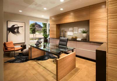  Modern Family Home Office and Study. Modern Desert Retreat by Anita Lang/IMI Design.