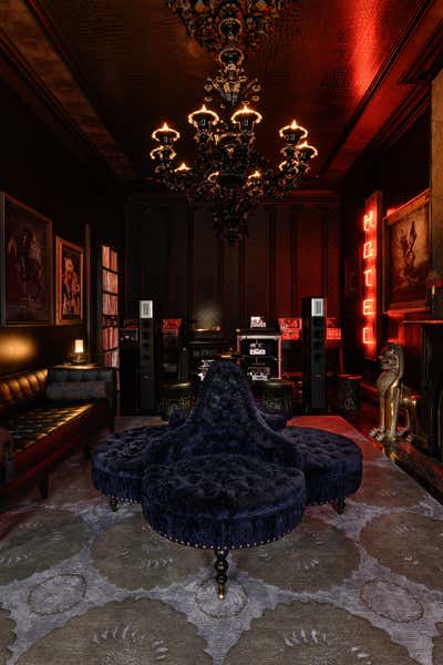 Maximalist Family Home Living Room. Raven Vanguard House  by Raven Vanguard Design Studio, LLC.