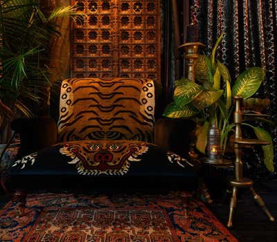  Moroccan Asian Living Room. Sitting Area  by Raven Vanguard Design Studio, LLC.