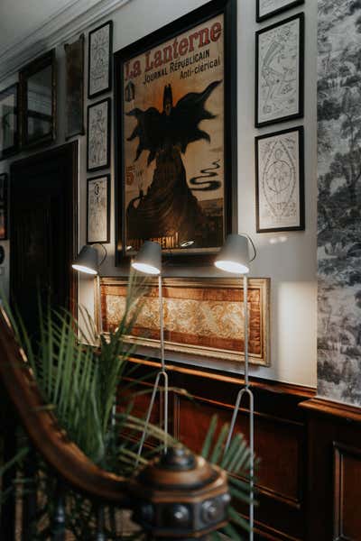  Art Deco Art Nouveau Entry and Hall. Hall + Gallery Space by Raven Vanguard Design Studio, LLC.