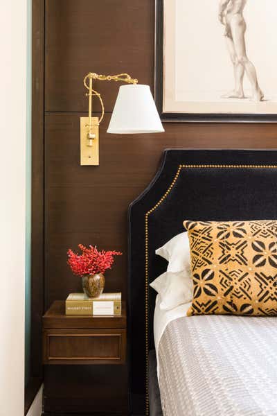  Mid-Century Modern Apartment Bedroom. West Village  by Studio SFW.