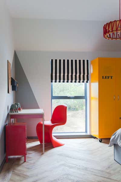  Minimalist Family Home Children's Room. Appledore by Charlotte Beevor Studio.