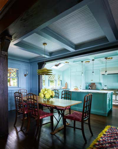  Eclectic Craftsman Country House Dining Room. North Fork Folly by Hadley Wiggins Inc..