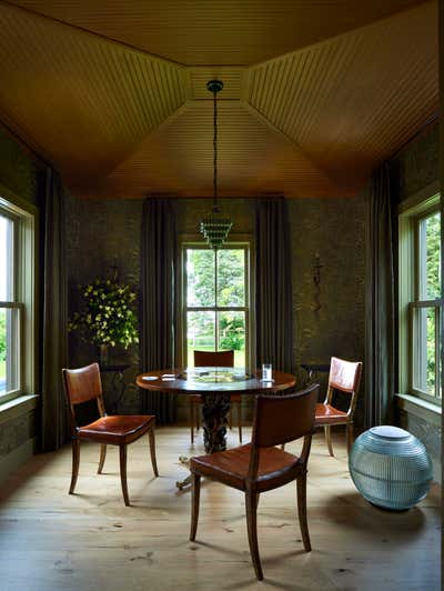  Eclectic Country Country House Bar and Game Room. North Fork Folly by Hadley Wiggins Inc..