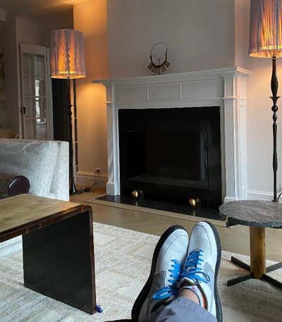  Eclectic Living Room. Ladies Pied-a-Terre by Dana Nicholson Studio Inc..