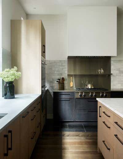  Mid-Century Modern Contemporary Family Home Kitchen. Beacon Hill Carriage House by LTK Interiors.