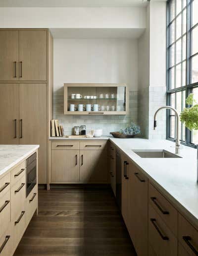 Modern Kitchen. Beacon Hill Carriage House by LTK Interiors.