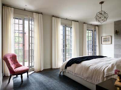  Eclectic Family Home Bedroom. Beacon Hill Carriage House by LTK Interiors.