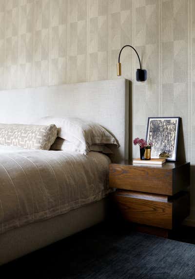  Modern Mid-Century Modern Contemporary Family Home Bedroom. Beacon Hill Carriage House by LTK Interiors.