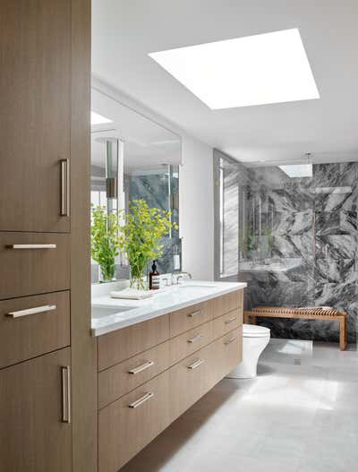 Modern Mid-Century Modern Family Home Bathroom. Beacon Hill Carriage House by LTK Interiors.