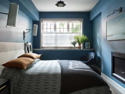  Eclectic Family Home Bedroom. Beacon Hill Carriage House by LTK Interiors.