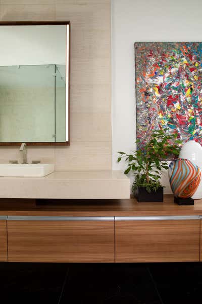 Modern Bathroom. Urban Sophistication by Anita Lang/IMI Design.