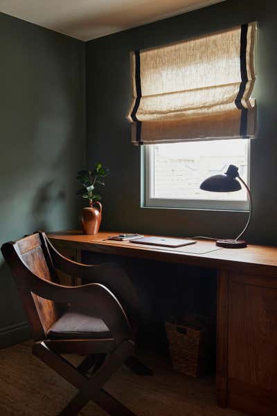  Traditional Victorian Family Home Office and Study. West London Home by Design Stories.