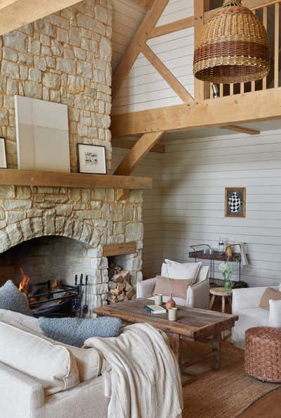  Country Scandinavian Living Room. Boathouse, Ewhurst Park by Design Stories.