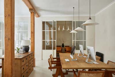  Farmhouse Office Workspace. Design Studio by Murudé.