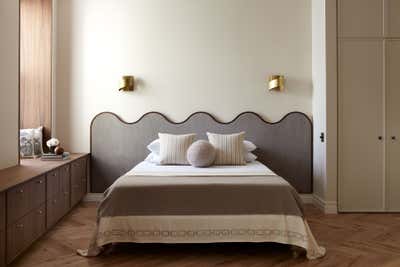  Art Deco Bedroom. West Village Residence by Cochineal Design.