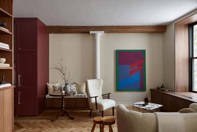  French Living Room. West Village Residence by Cochineal Design.