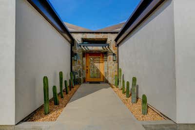  Organic Southwestern Vacation Home Entry and Hall. Modern Hacienda  by HABITAT Studio.