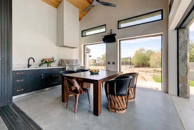  Southwestern Vacation Home Kitchen. Modern Hacienda  by HABITAT Studio.