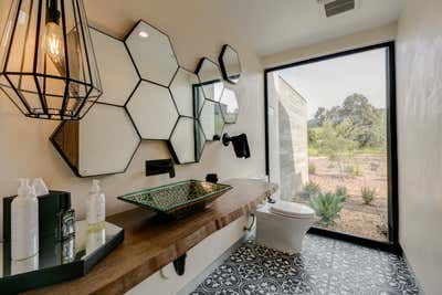  Organic Vacation Home Bathroom. Modern Hacienda  by HABITAT Studio.