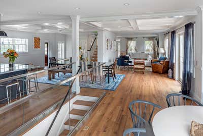  Coastal Preppy Beach House Open Plan. 2 Pierce Lane by HABITAT Studio.