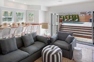  Contemporary Beach House Living Room. 2 Pierce Lane by HABITAT Studio.