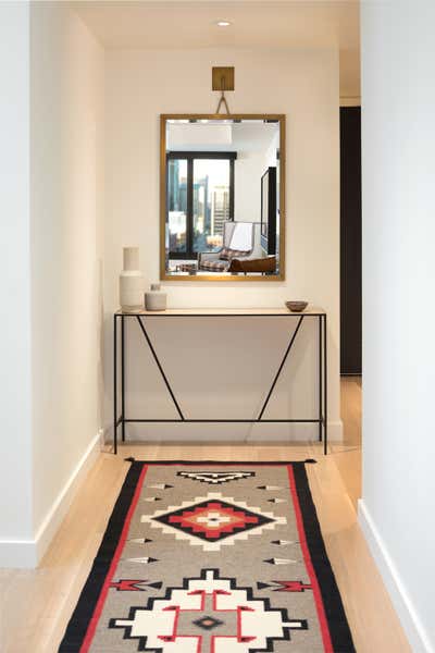  Contemporary Bachelor Pad Entry and Hall. Union Station Penthouse by HABITAT Studio.