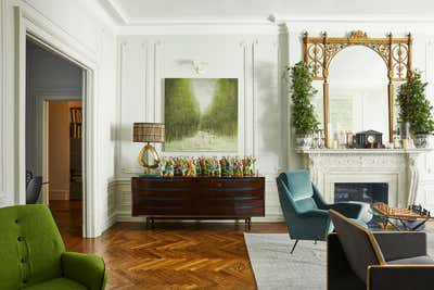  Transitional Apartment Living Room. West Side Elegance by Pembrooke & Ives.