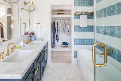  Coastal Bathroom. Lido House by Mehditash Design LLC.