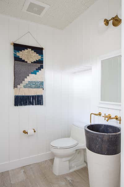  Coastal Beach House Bathroom. Lido House by Mehditash Design LLC.