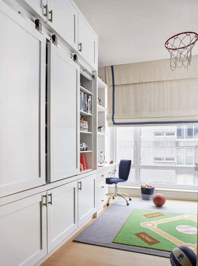  Eclectic Apartment Children's Room. Tribeca Apartment by Mehditash Design LLC.