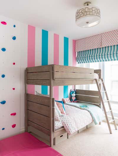  Eclectic Apartment Children's Room. Tribeca Apartment by Mehditash Design LLC.