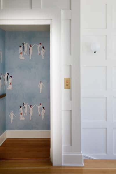  Mid-Century Modern Family Home Entry and Hall. Boerum Hill Townhouse by GRISORO studio.