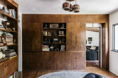  Mid-Century Modern Family Home Office and Study. Altadena Eclectic Spanish by A1000xBetter.