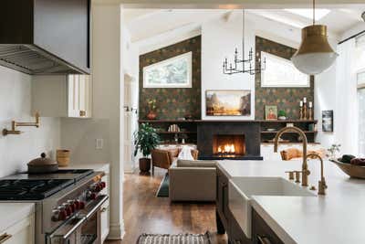  Eclectic Mid-Century Modern Family Home Open Plan. Sierra Madre Craftsman by A1000xBetter.