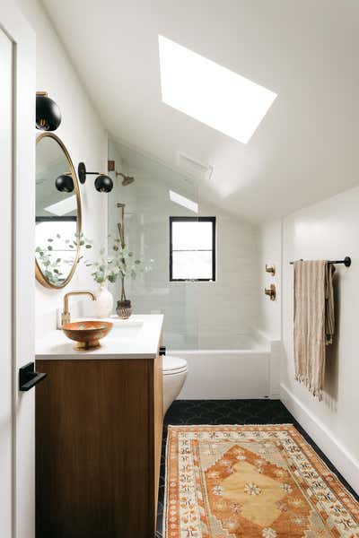 Eclectic Bathroom. Highland Park Modern by A1000xBetter.