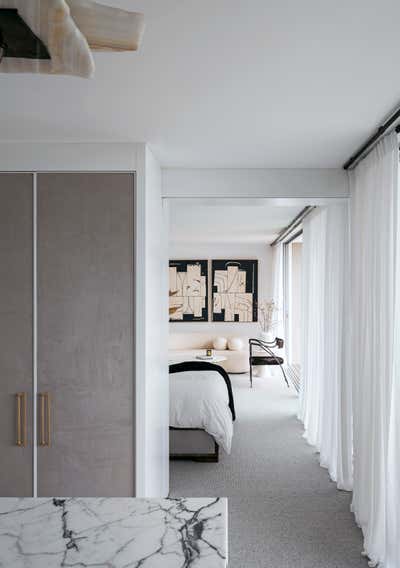  Transitional Family Home Bedroom. Juniper House by Dylan Farrell Design.