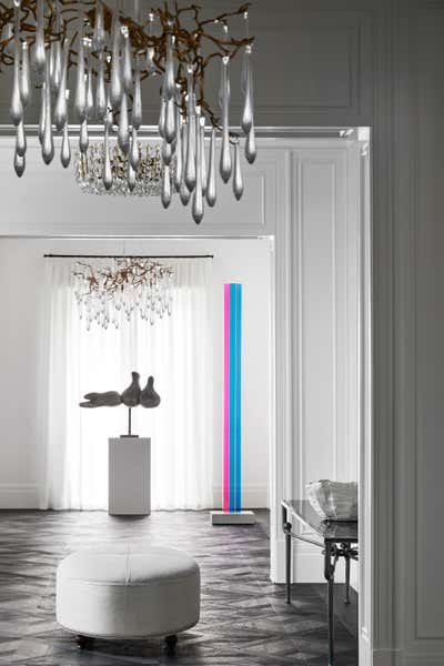  Hollywood Regency Maximalist Family Home Entry and Hall. Alchemy House by Dylan Farrell Design.