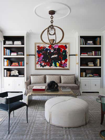  Hollywood Regency Office and Study. A Georgian-style Sydney Estate by Dylan Farrell Design.