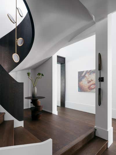  Mid-Century Modern Family Home Entry and Hall. Sydney Contemporary Perch by Dylan Farrell Design.